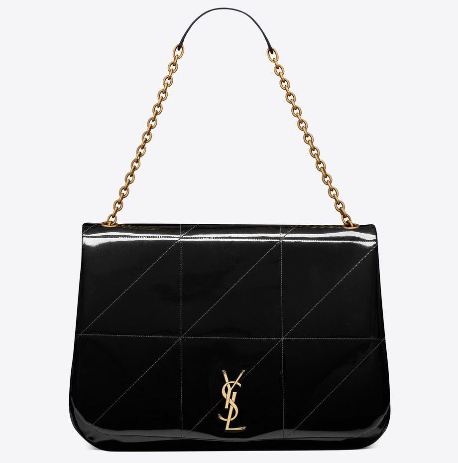 Jamie 4.3 In Patent Effect Fabric