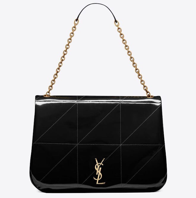 Jamie 4.3 In Patent Effect Fabric