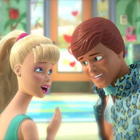 Barbie and Ken in 'Toy Story 3.'
