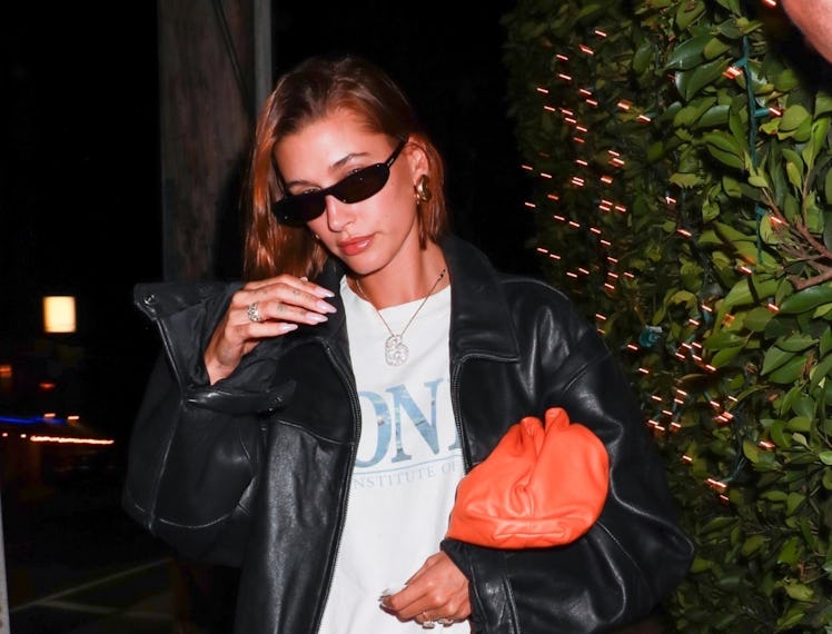 Hailey and Justin Bieber were seen arriving to a romantic diner at Giorgio Baldi 24 hours after Hail...