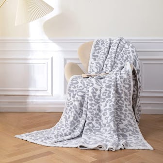 MH MYLUNE HOME Ultra Soft Leopard Blanket