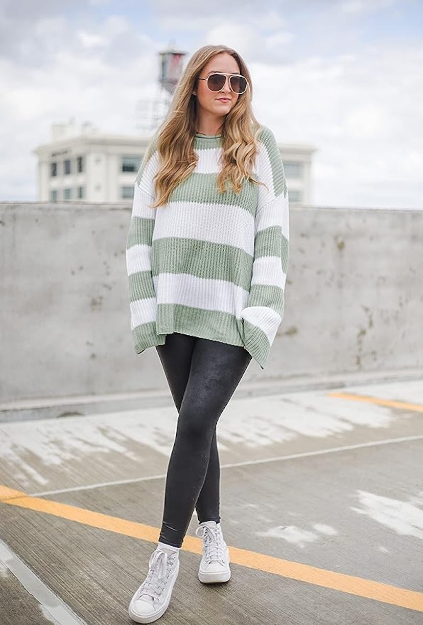 ZESICA Oversized Pullover