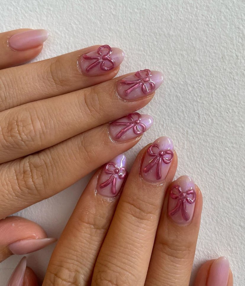 Bow Nails 2025: Soft, Sweet & Trendy