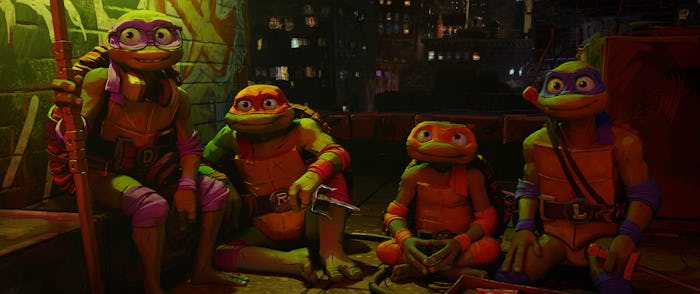 DONNIE, RAPH, MIKEY and LEO in PARAMOUNT PICTURES and NICKELODEON'