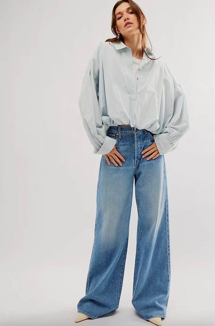 mother baggy jeans