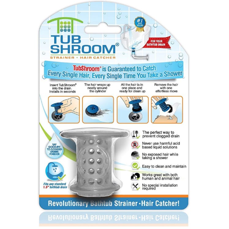 TubShroom Tub Hair Catcher and Drain Protector