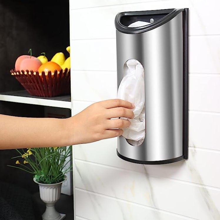 Utopia Kitchen Plastic Bag Holder & Dispenser