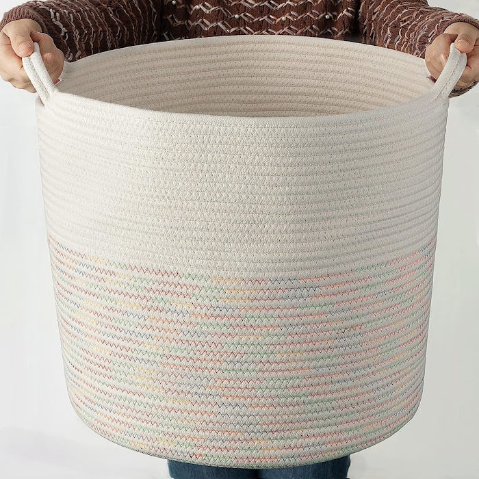 COSYLAND Large Woven Storage Basket