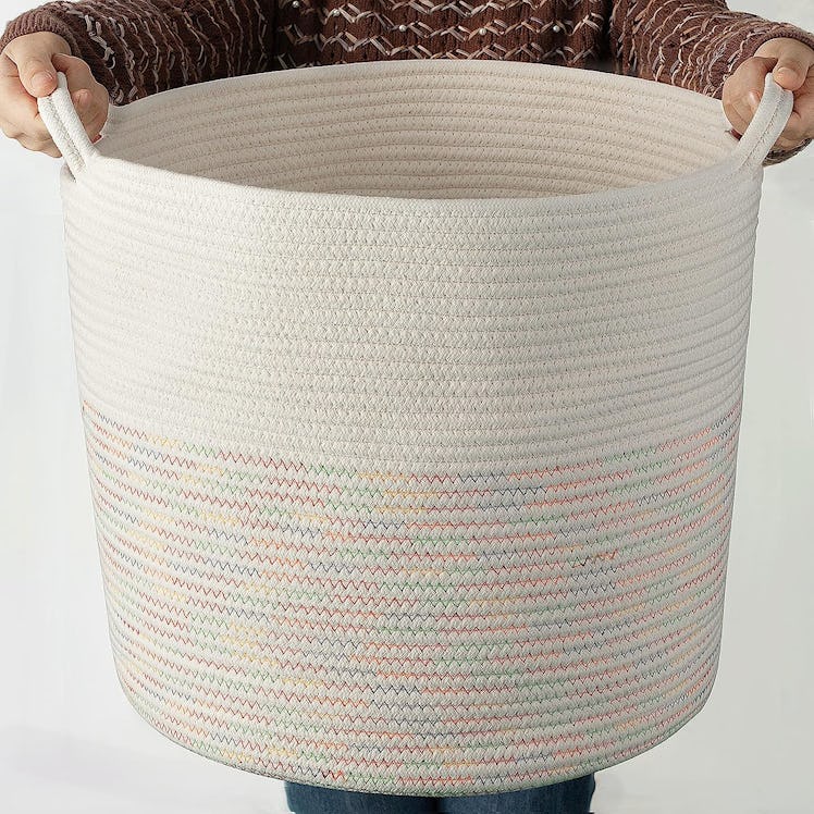 COSYLAND Large Woven Storage Basket