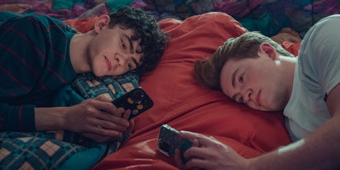Joe Locke and Kit Connor on 'Heartstopper.' Photo via Netflix