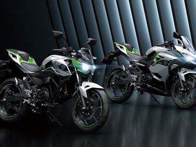 Kawasaki's two upcoming all-electric motorcycles