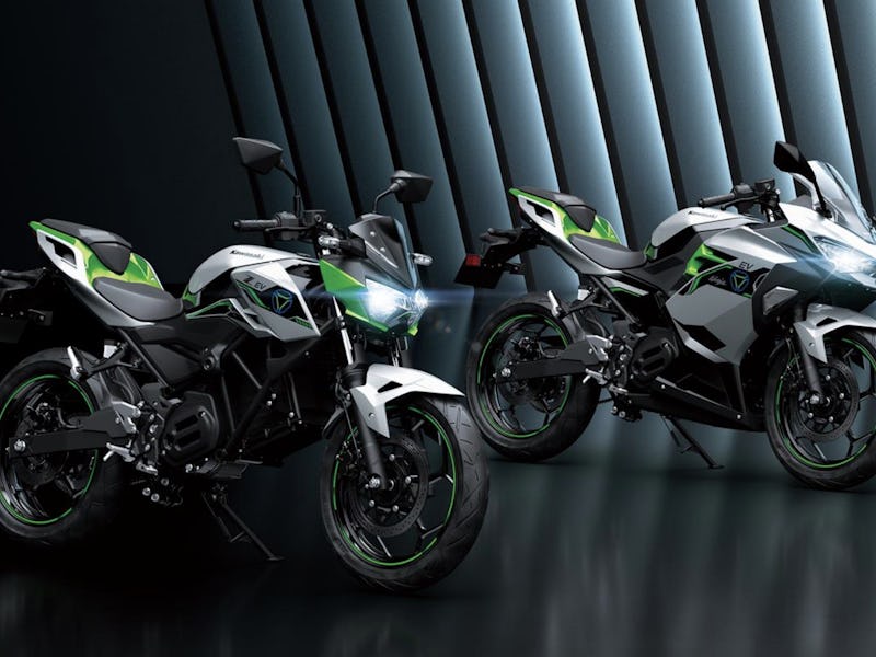 Kawasaki's two upcoming all-electric motorcycles