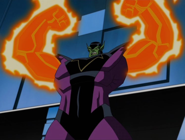 Super Skrulls appeared in Earth’s Mightiest Heroes with the powers of the Fantastic Four, just like ...