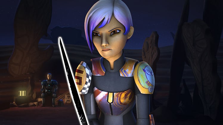 Sabine in 'Star Wars Rebels' Season 3, "Trials of the Darksaber.'