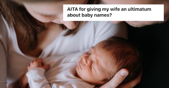 Two parents are in a huge argument over the name of their new baby boy, and they took to Reddit to f...