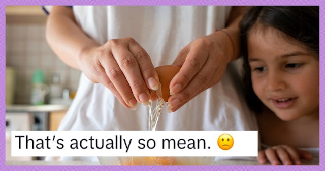 A new TikTok trend has parents cracking eggs open on their kids' heads, and yep, it's problematic.