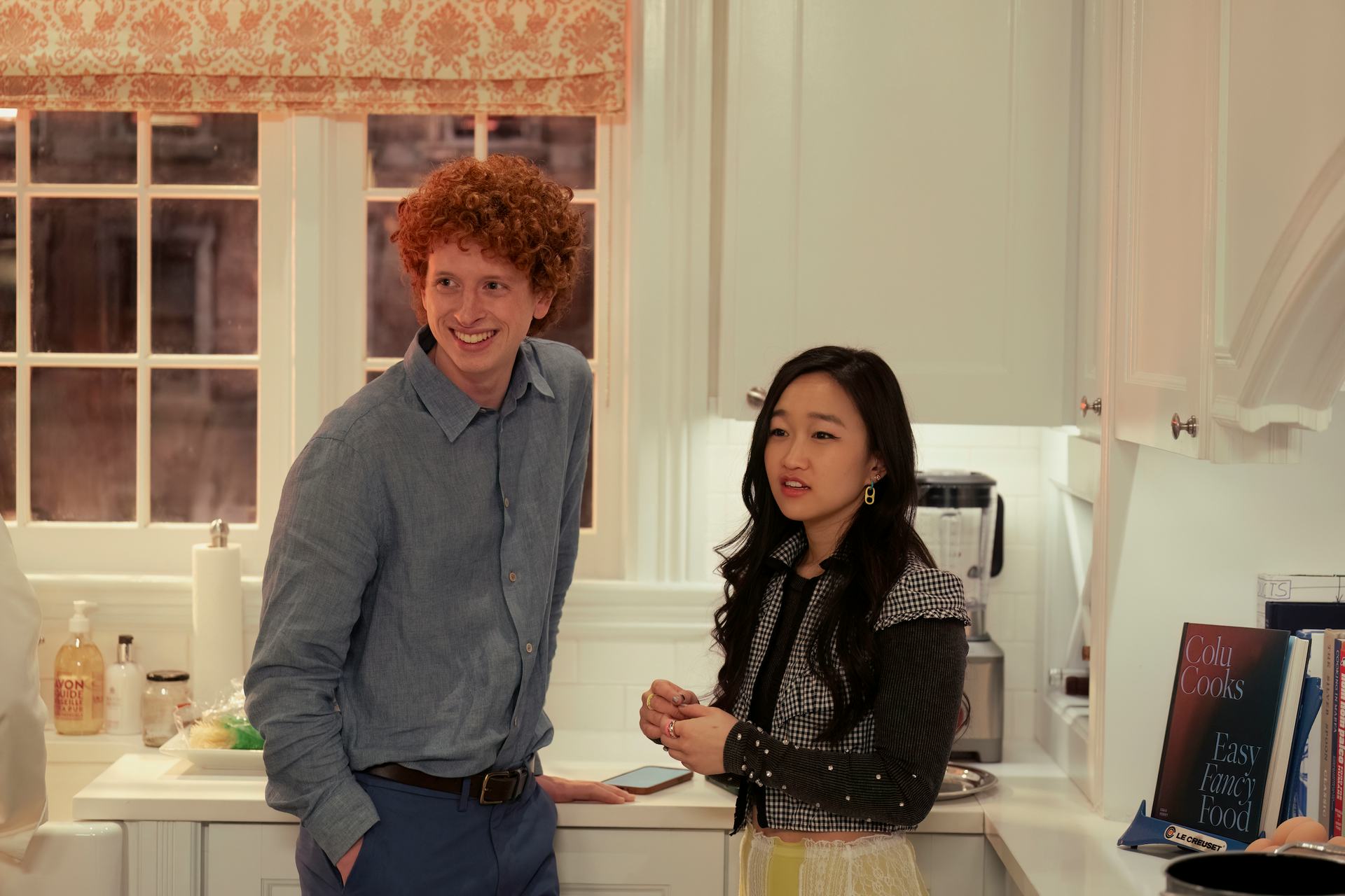 Niall Cunningham as Brady Hobbes and Cathy Ang as Lily Goldenblatt in &lsquo;And Just Like That&hellip;&rsquo;  Seaso&hellip;