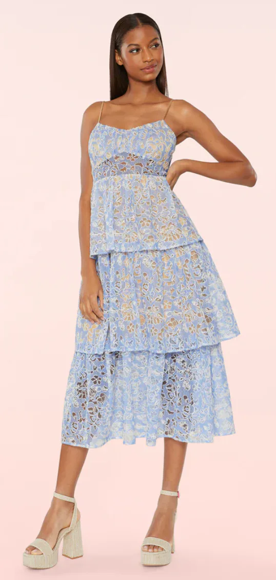 Taylor Swift's Lace Wedding Guest Dress Was A Sweet & Romantic Choice Taylor Swift's Lace Wedding Guest Dress Was A Sweet & Romantic Choice