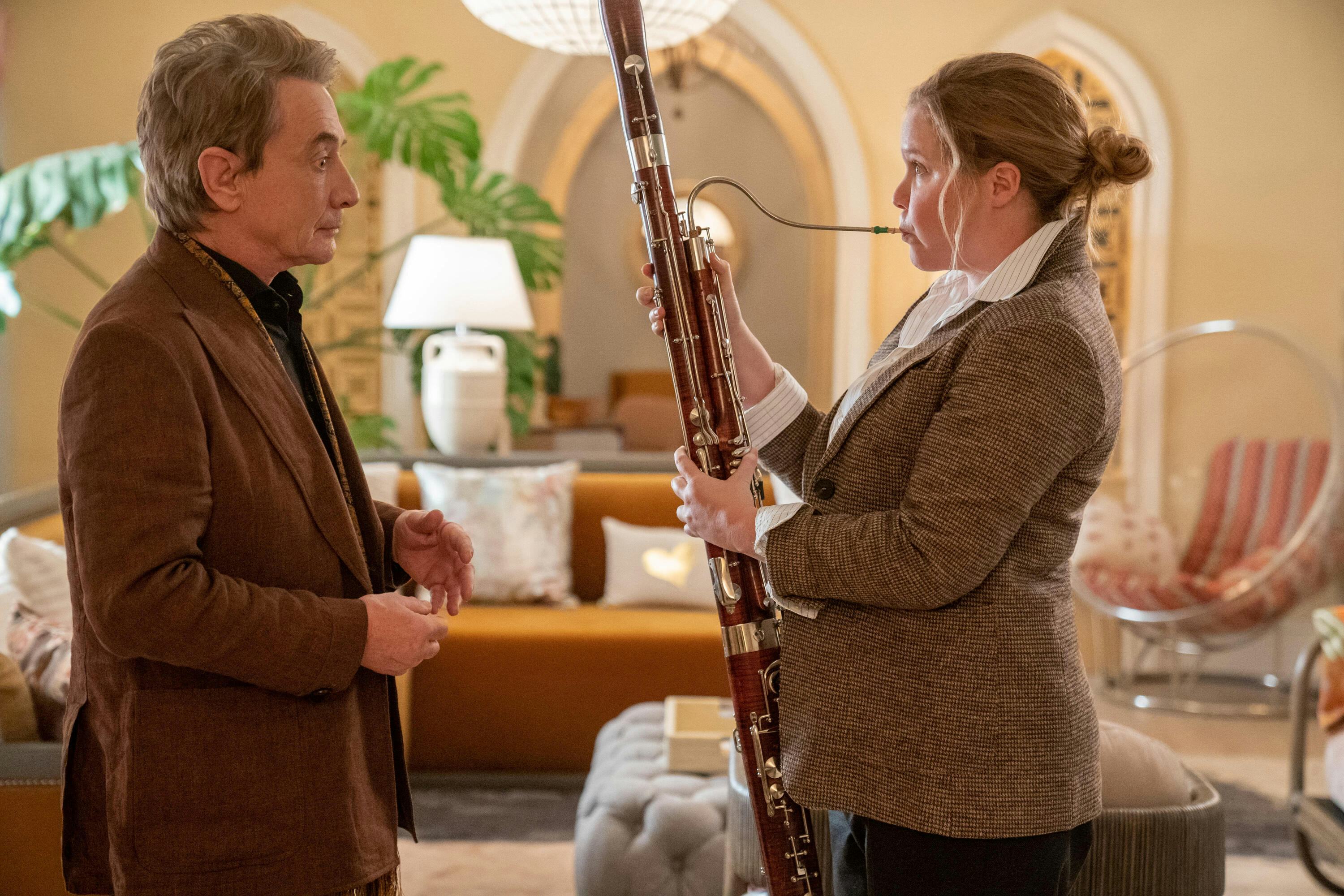 Martin Short and Amy Schumer in &lsquo;Only Murders In The Building&rsquo;