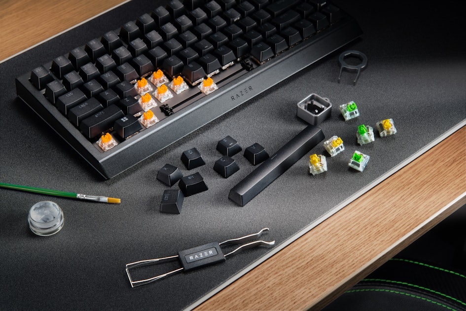 Razer's BlackWidow V4 mechanical gaming keyboard is customizable