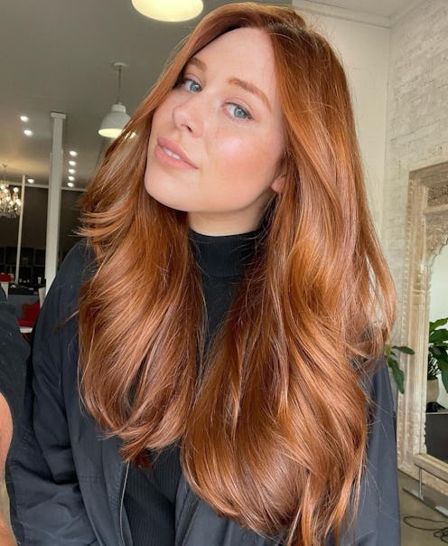 Cowgirl copper hair color