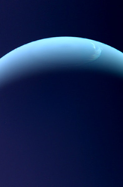 A Voyager 2 view of Neptune processed by an amateur image processor. The image was taken on August 3...