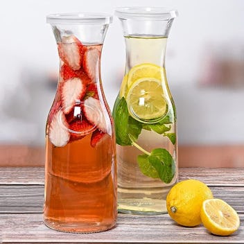 Estilo Glass Carafe Pitcher (2-Pack)
