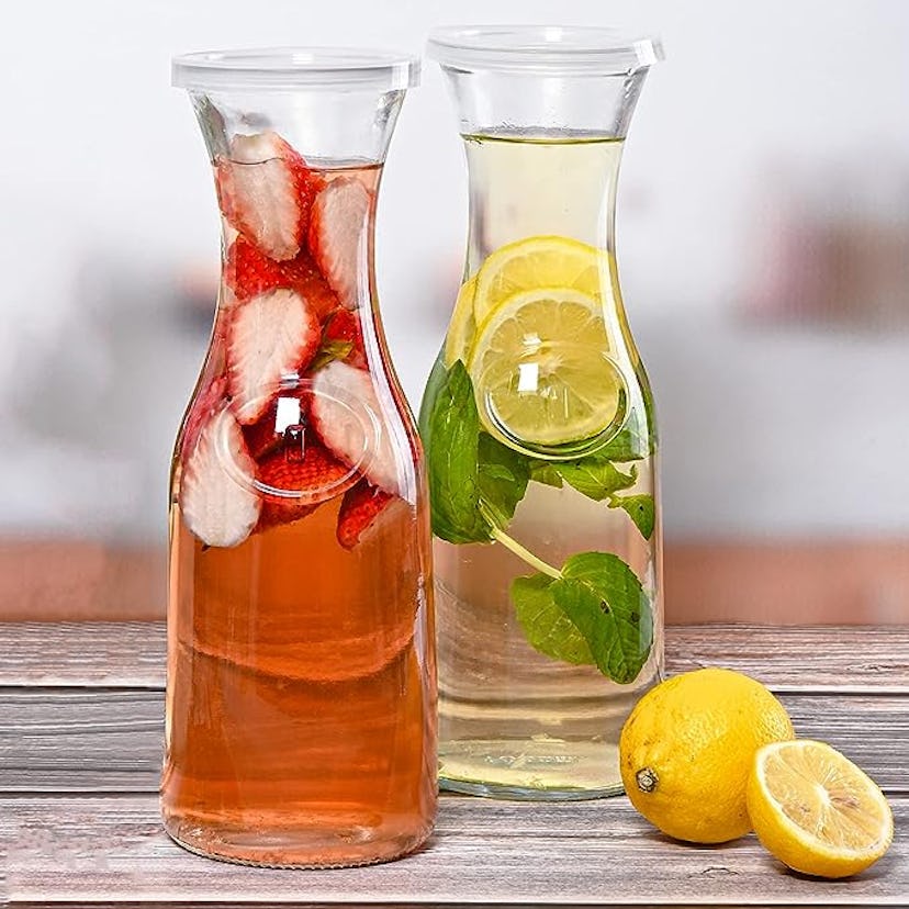 Estilo Glass Carafe Pitcher (2-Pack)