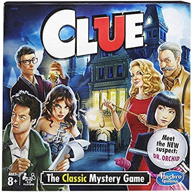 Clue the board game with all the characters on the cover