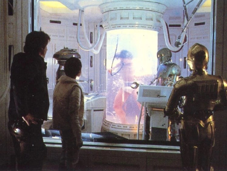 Luke Skywalker in a Bacta Tank in 'The Empire Strikes Back.'