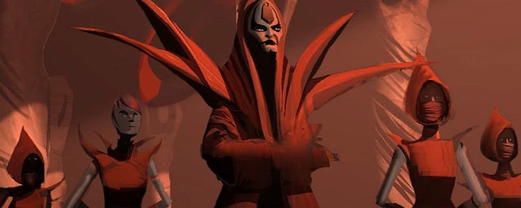 The Nightsisters in 'The Clone Wars.'