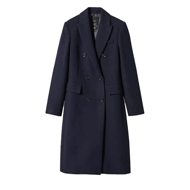 Mango Tailored Wool Coat