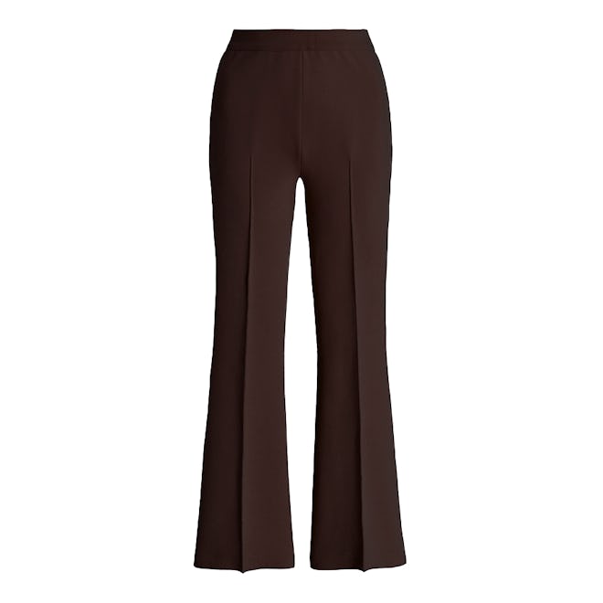 High Sport Kick Cotton-Blend Straight-Leg Pants