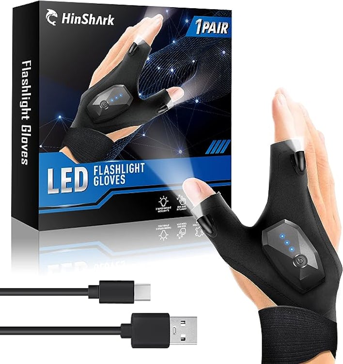 Hinshark LED Flashlight Gloves