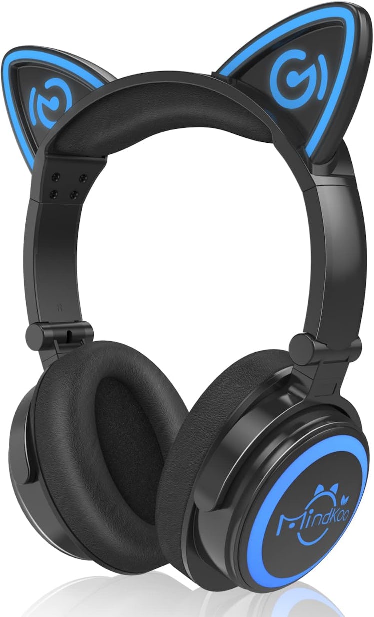 MindKoo Cat Ear Bluetooth Headphones with Microphone