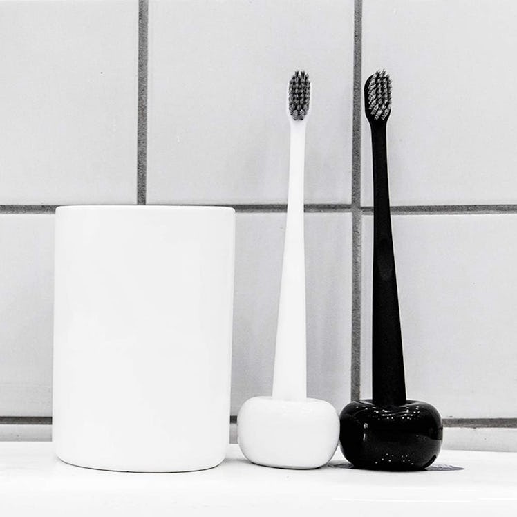Airmoon Mini Ceramics Toothbrush Stands (2-Pack)