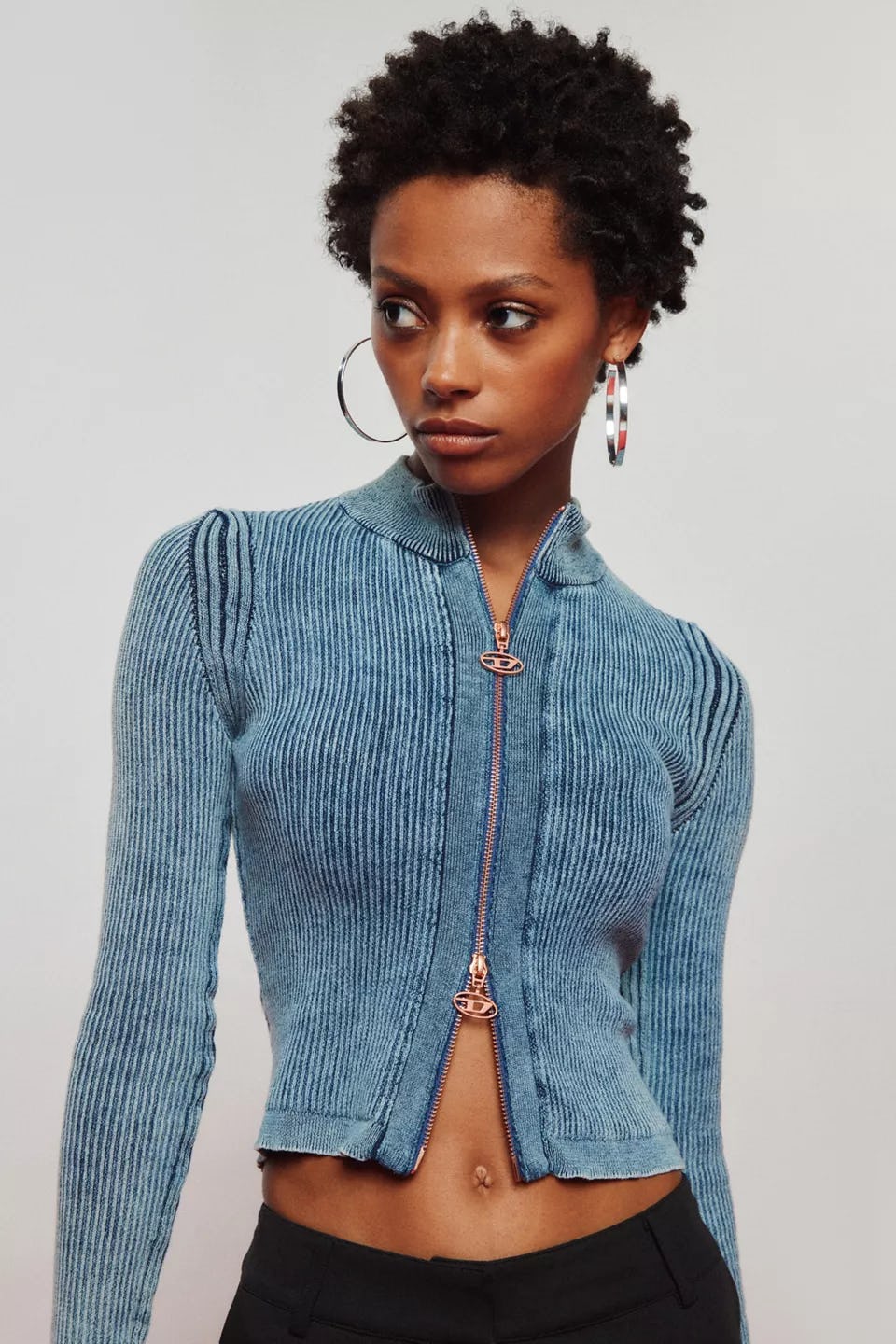 トップス DIESEL by Glenn Martens 24AW K-DENIM-ZIP トップス DIESEL by Glenn Martens 24AW K-DENIM-ZIP DIESEL by Glenn