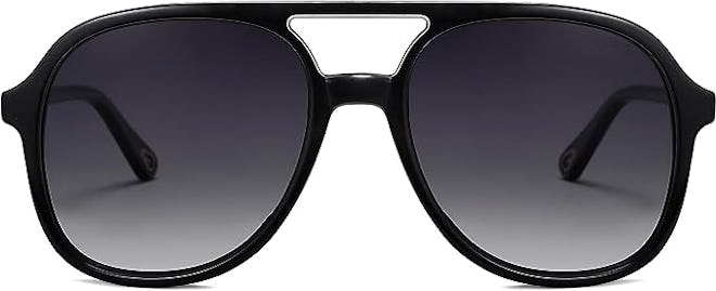 SOJOS Retro Squared Frame Sunglasses