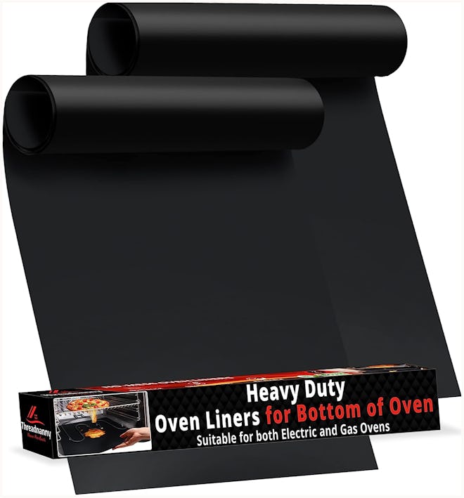 ThreadNanny Heavy-Duty Nonstick Teflon Oven Liners (2-Pack)