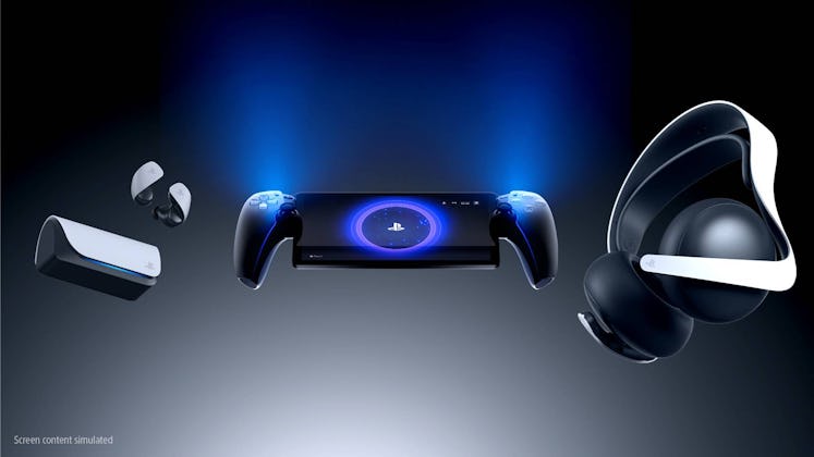 PlayStation Portal and Pulse headphones