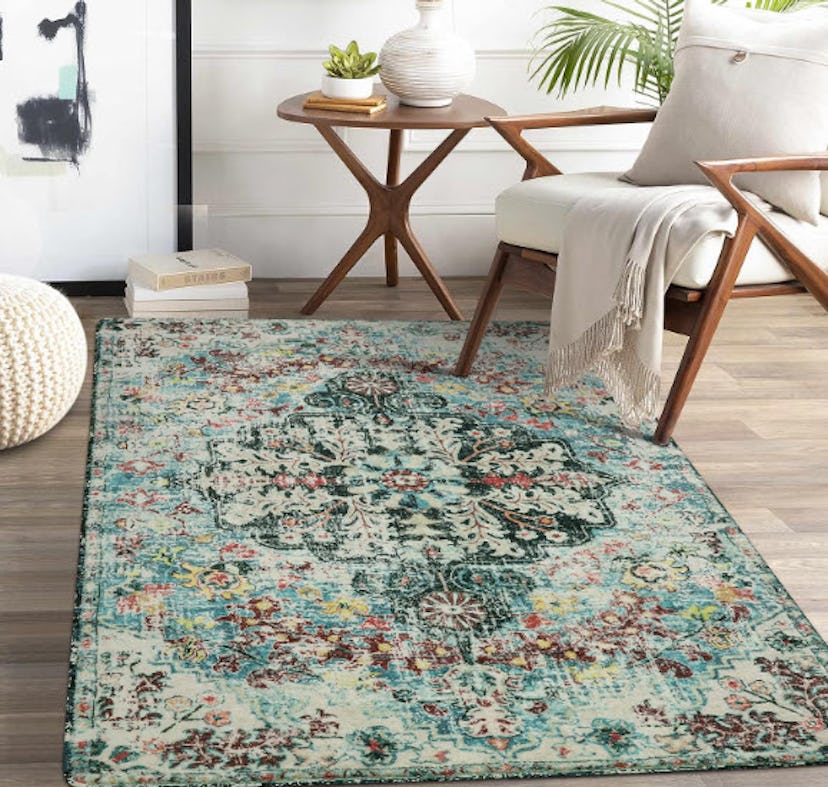 Lahome Floral Medallion Area Rug