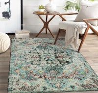 Lahome Floral Medallion Area Rug