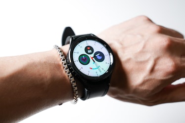 Samsung Galaxy Watch 6 Classic smartwatch and its round display