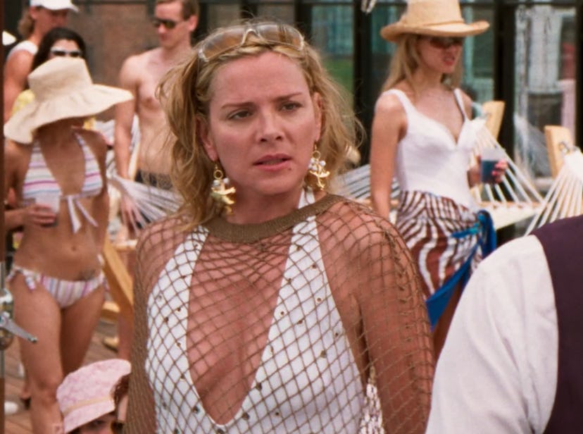 Kim Cattrall on ‘Sex and the City.’ Screenshot via Max