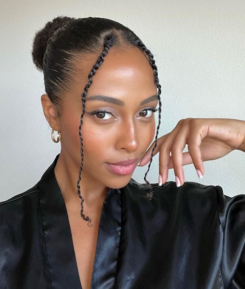 Slicked back hairstyles