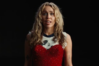 Miley Cyrus says the reason her new music video "Used To Be Fun" is so emotional is because she was ...