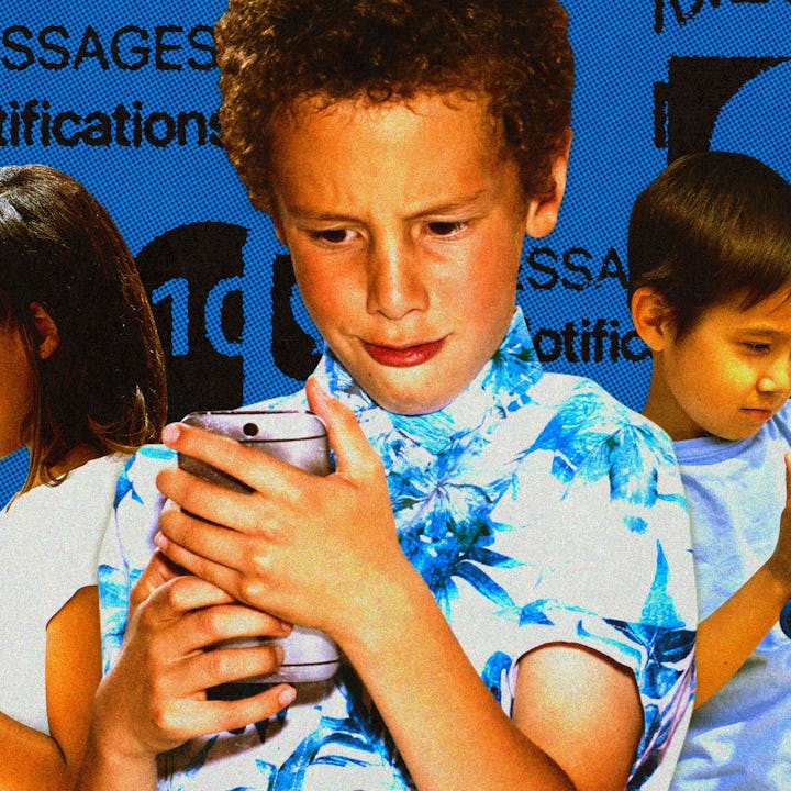 Elementary age kids have no idea how to text or how many times to send a message before waiting for ...