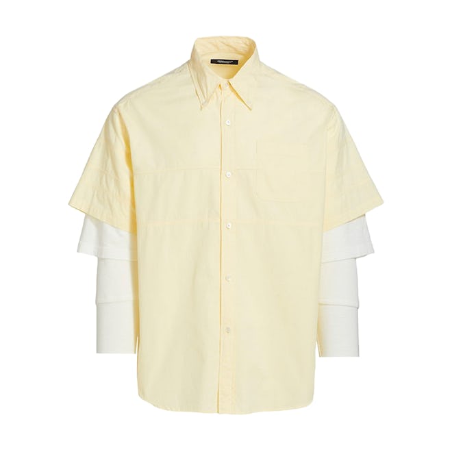 Undercover Layered Button Up Shirt