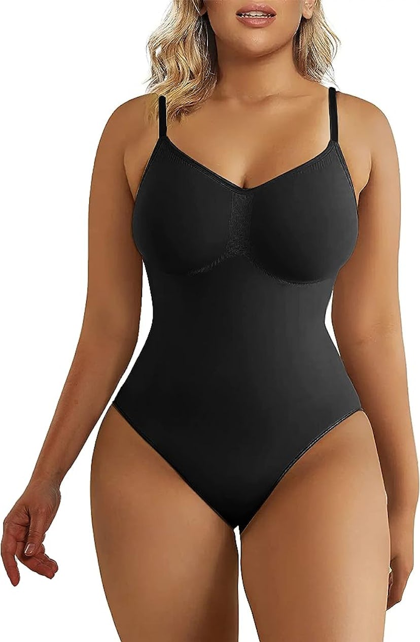 SHAPERX Sculpting Thong Bodysuit 