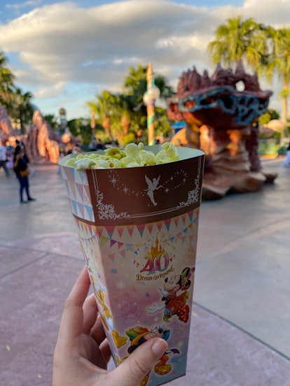 I tried the flavored popcorn at Tokyo Disney Resort to find the best Disney snacks. 